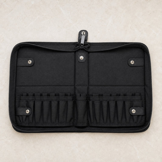 Foldable Makeup Brush Organizer