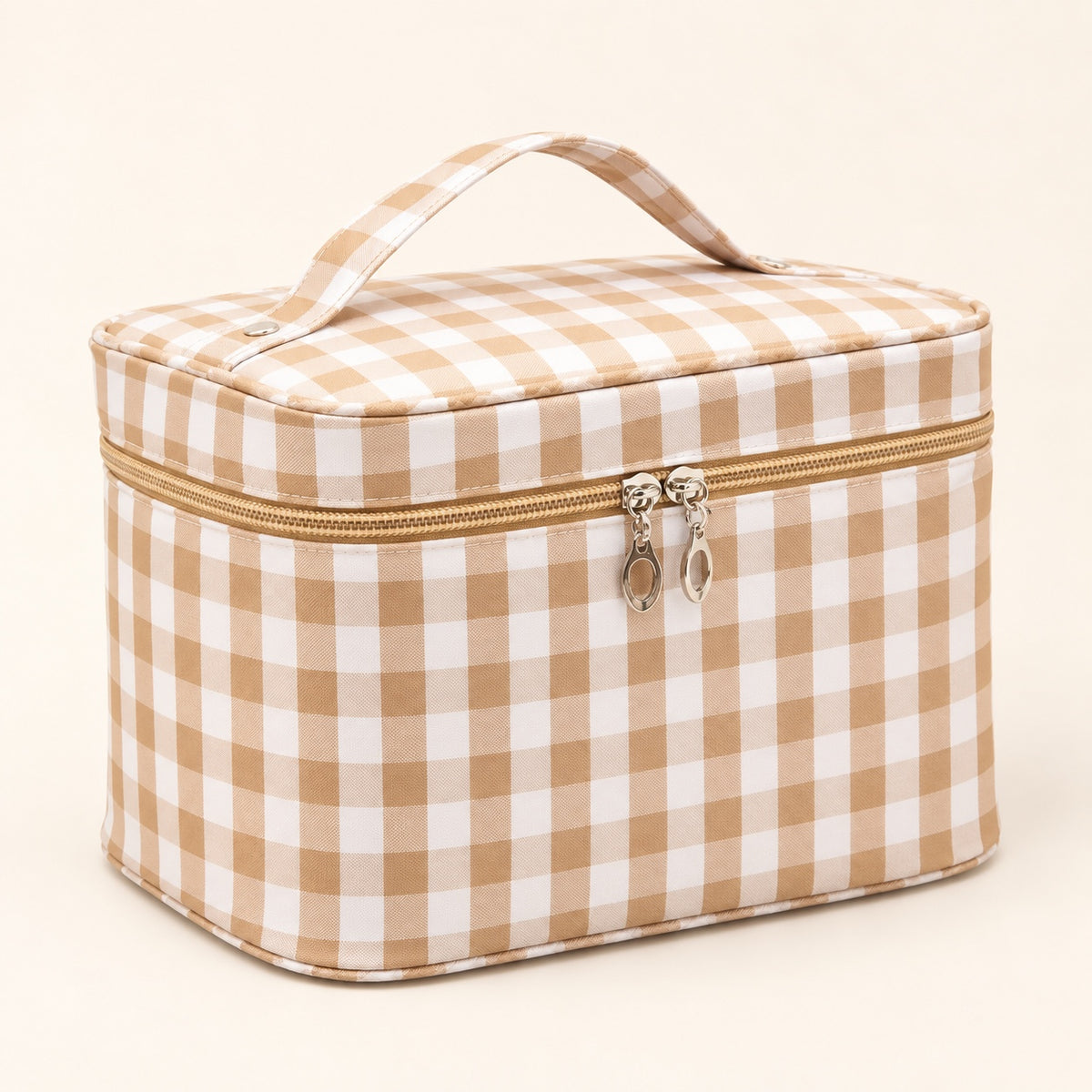Multi-Compartment Travel Makeup Bag