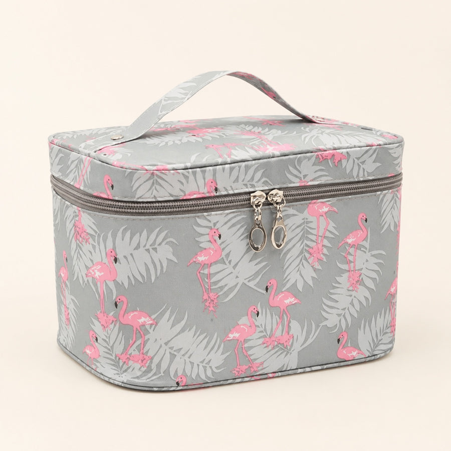 Multi-Compartment Travel Makeup Bag