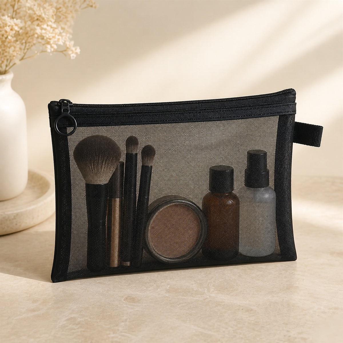 Mesh Cosmetic Pouch